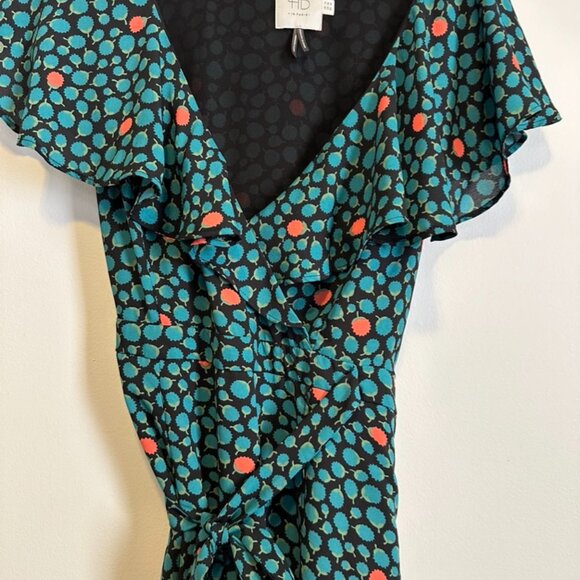 HD in Paris faux wrap with belt size 6 - Picture 2 of 9